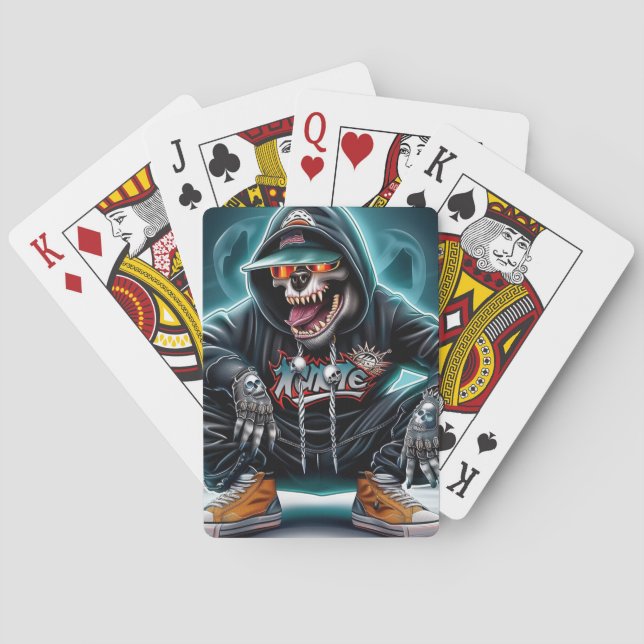 Rap Map Sets Poker Cards (Back)