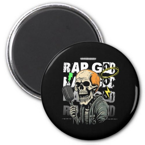 Rap Skull Magnet
