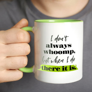 Rap Song Lyrics Funny Lime Green Modern Typography Coffee Mug