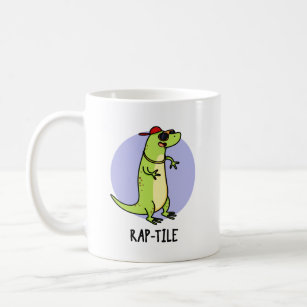 Rap-tile Funny Reptile Lizard Pun Coffee Mug