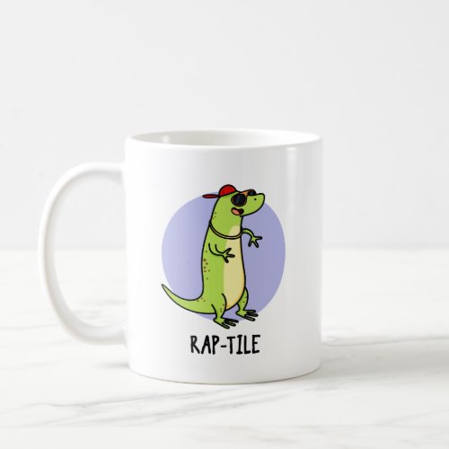 Rap_tile Funny Reptile Lizard Pun Coffee Mug