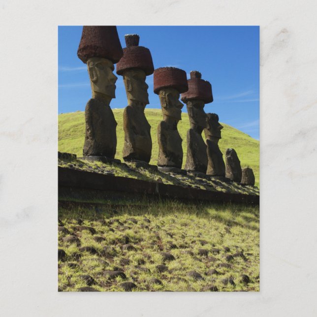 Rapa Nui artifacts, Easter Island Postcard (Front)