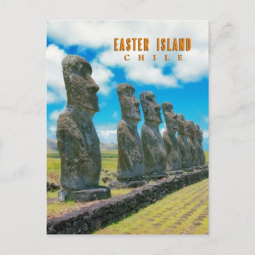 Rapa Nui Easter Island Postcard