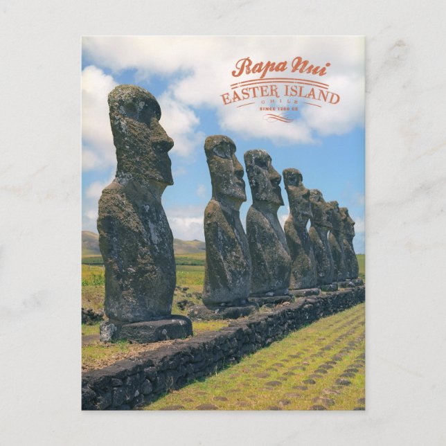 Rapa Nui (Easter island) Postcard (Front)