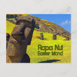 Rapa Nui Easter Island stylized Postcard