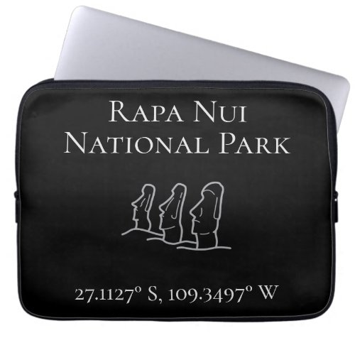 Rapa Nui Latitude  Longitude  Laptop Sleeve