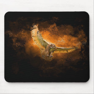 Rapacious Owl Mouse Pad