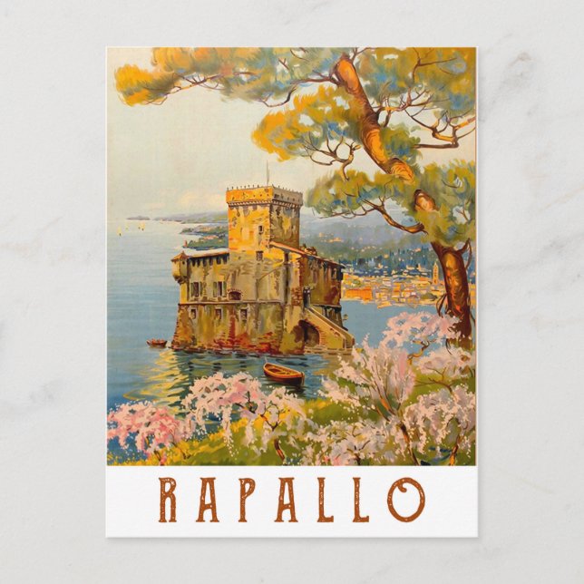 Rapallo, Italy Postcard (Front)