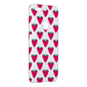 Rapberry Fruit Berry Pink Pattern Uncommon Google Pixel Case (Back/Right)