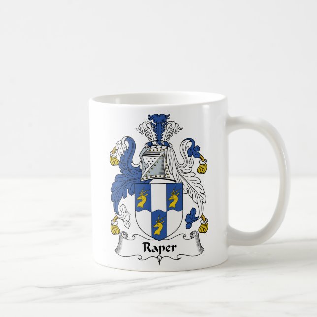 Raper Family Crest Coffee Mug (Right)