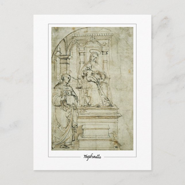 Raphael #134 - Fine Art Postcard (Front)