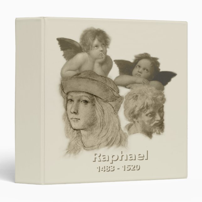 Raphael 3 Ring Binder (Front/Spine)