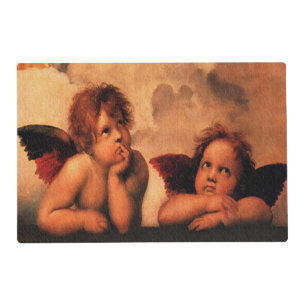 Raphael Angelic Cherub Art Placemat