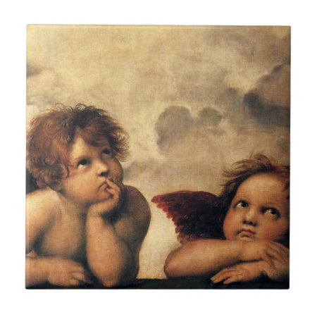 Raphael - Angels 1512 Ceramic Tile