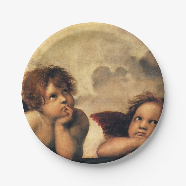 RAPHAEL - Angels 1512 Paper Plates (Front)