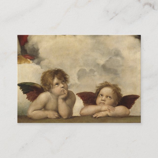 Raphael Angels Business Card (Front)