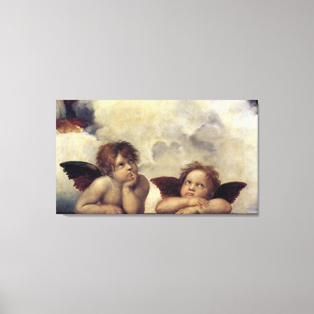Raphael Angels Canvas Print (Front)