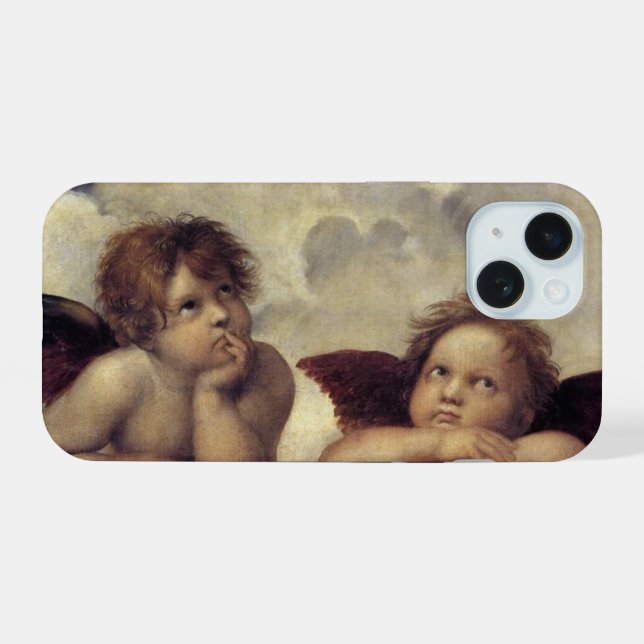 Raphael Angels Iphone Case (Back Horizontal)