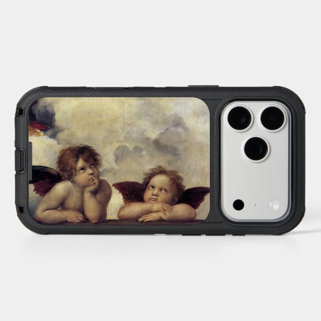 Raphael Angels Otterbox iPhone Case (Back Horizontal)