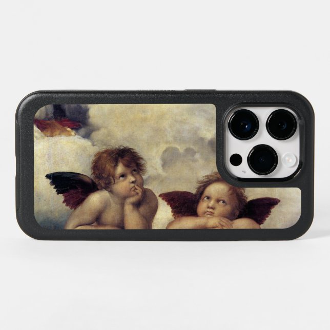 Raphael Angels Otterbox iPhone Case (Back Horizontal)