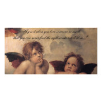 Raphael Angels Photo Card Bookmark