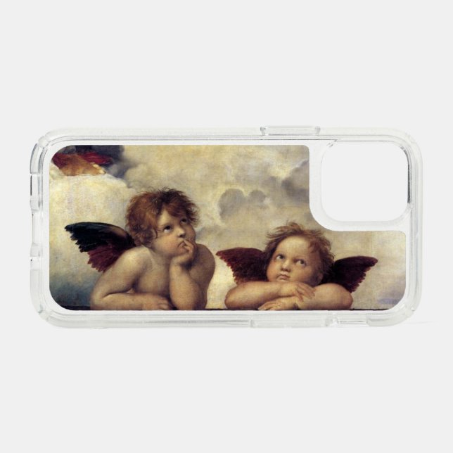 Raphael Angels Speck iPhone 12 Mini Case (Front Horizontal)