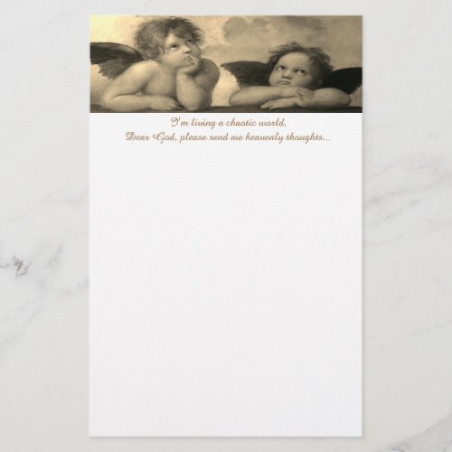 Raphael Angels Stationery