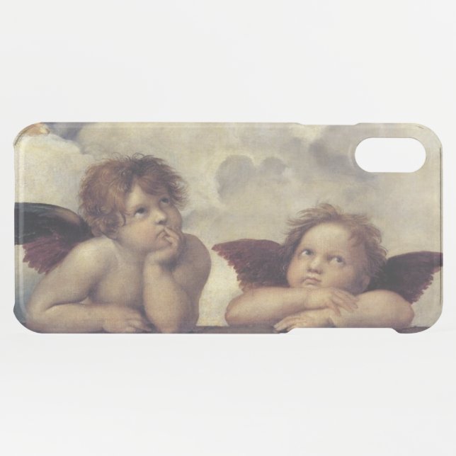 Raphael Angels Uncommon iPhone Case (Back (Horizontal))