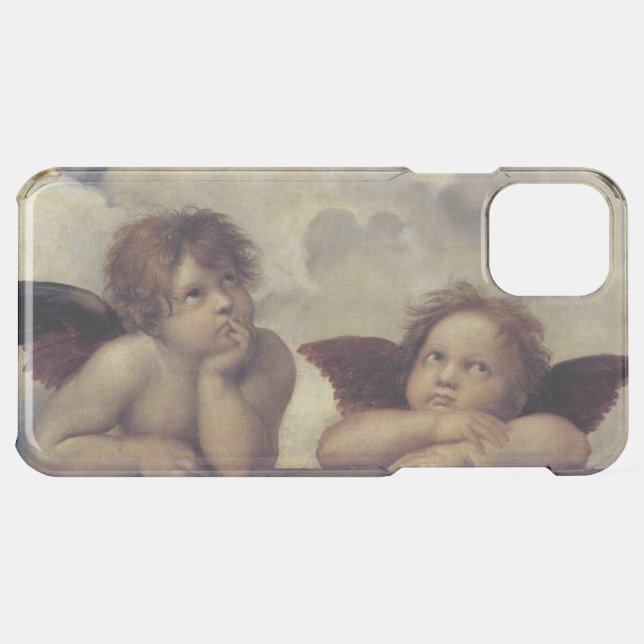 Raphael Angels Uncommon iPhone Case (Back (Horizontal))
