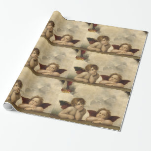 Raphael Angels Wrapping Paper