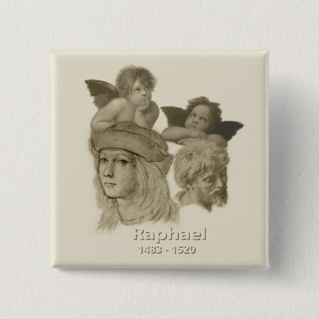 Raphael Button (Front)