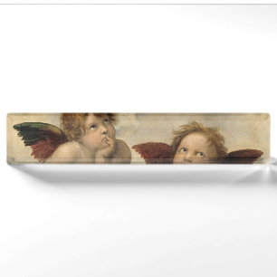 Raphael Cherubs Angels Desk Name Plate