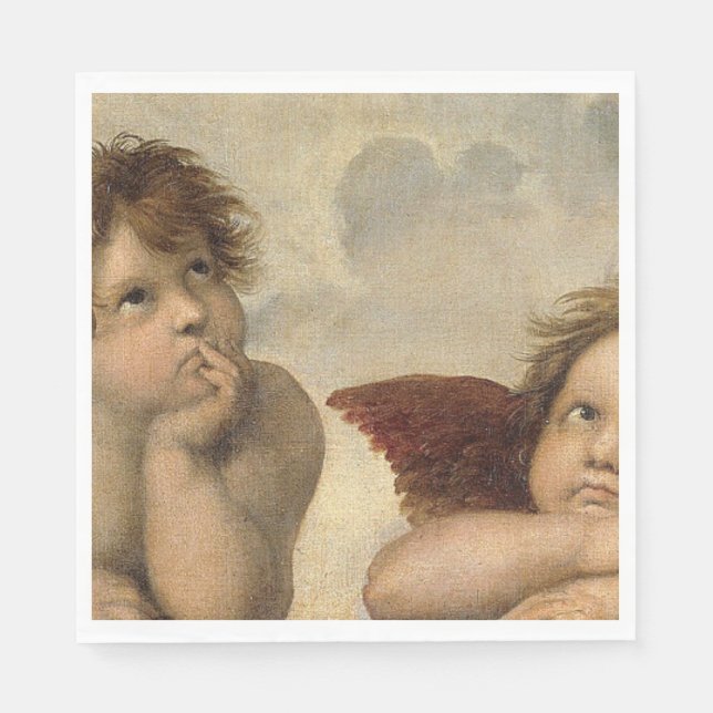 Raphael Cherubs Angels Napkins (Front)