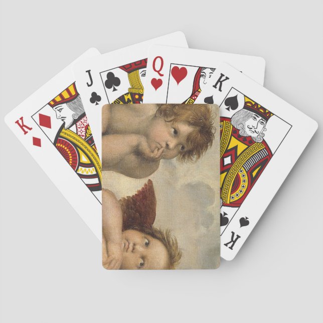 Raphael Cherubs Angels Poker Cards (Back)