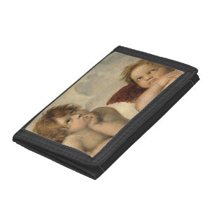 Raphael Cherubs Angels Tri-fold Wallet