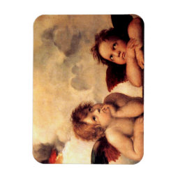 Raphael Cherubs Sistine Madonna Magnet | Zazzle