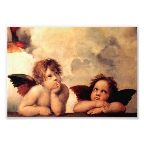 Raphael Cherubs Sistine Madonna Photo Print