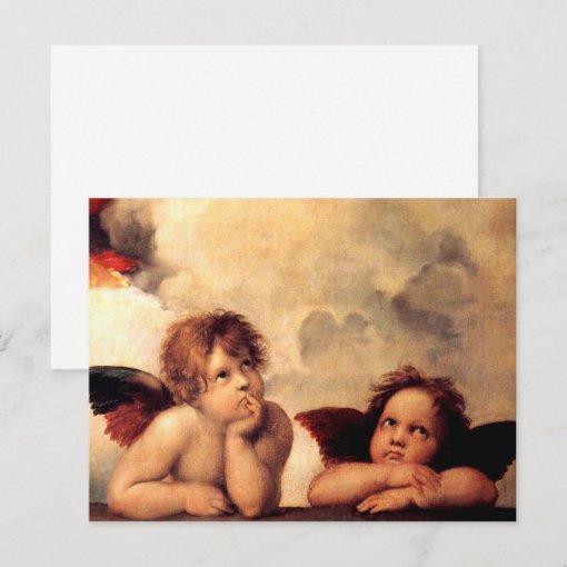 Raphael Cherubs Sistine Madonna Postcard | Zazzle