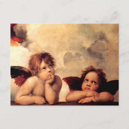 Raphael Cherubs Sistine Madonna Postcard