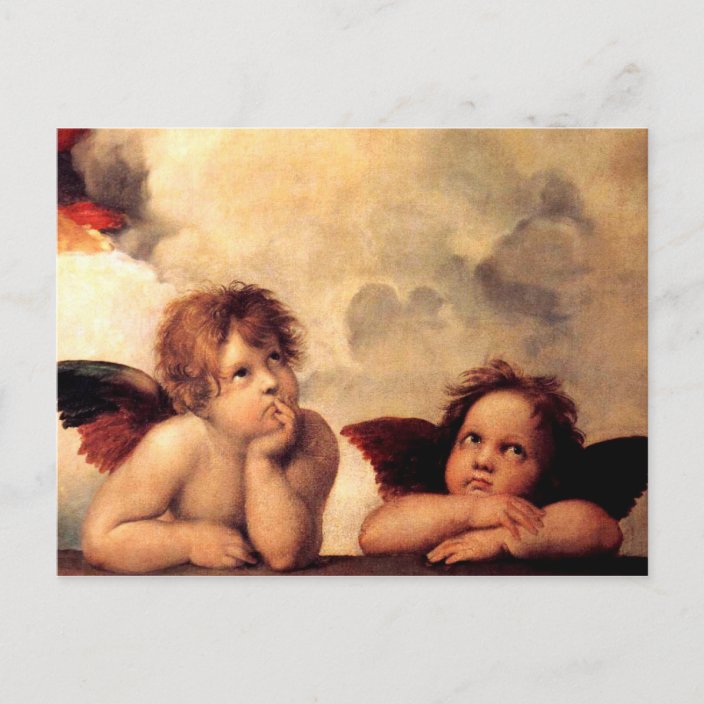 Raphael Cherubs Sistine Madonna Postcard | Zazzle.com