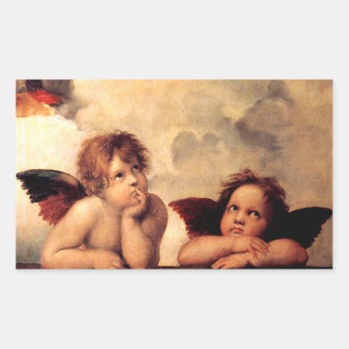 Raphael Cherubs Sistine Madonna Stickers