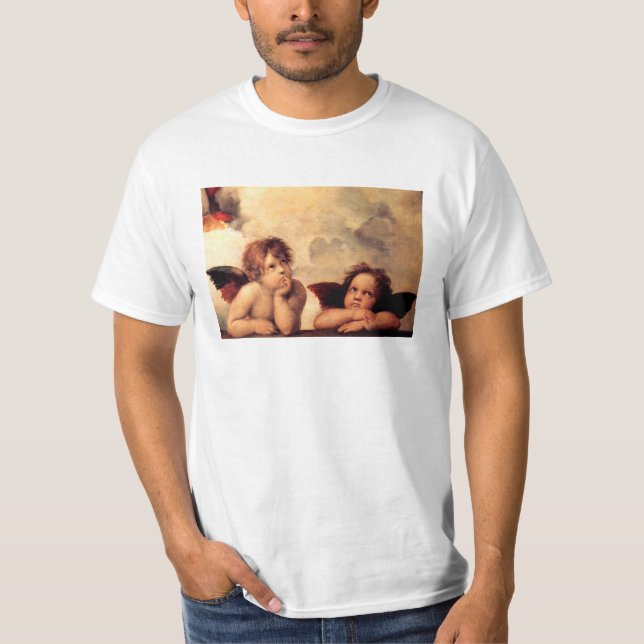Raphael Cherubs Sistine Madonna T-shirt (Front)