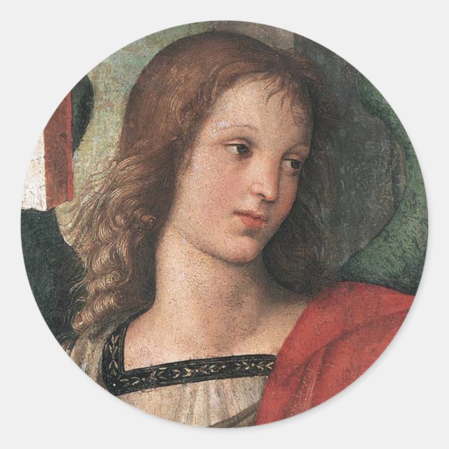 Raphael Christmas Angel Stickers Raffaello Sanzio (Front)