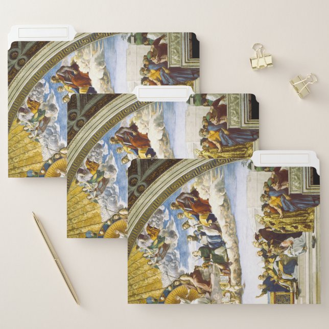 Raphael Disputation of the Holy Sacrament Art File Folder (Set)