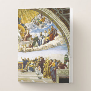 Raphael Disputation of the Holy Sacrament Art Pocket Folder