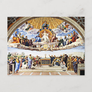 Raphael - Disputation of the Holy Sacrament Postcard