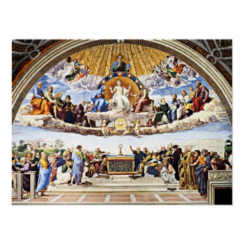 Raphael _ Disputation of the Holy Sacrament Poster