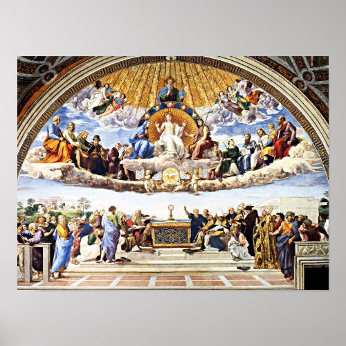 Raphael _ Disputation of the Holy Sacrament Poster