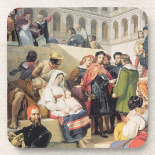 Raphael in the Vatican, 1832 (oil on canvas) Coaster
