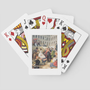 Raphael in the Vatican, 1832 (oil on canvas) Poker Cards